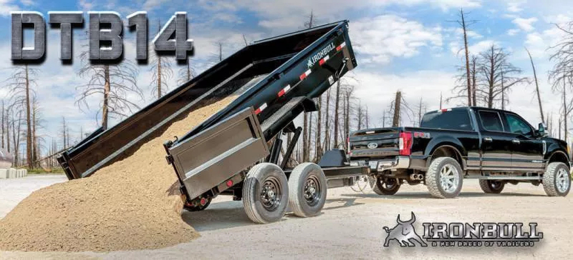 New 2025 Iron Bull DTB14 83x16 Dump Trailer