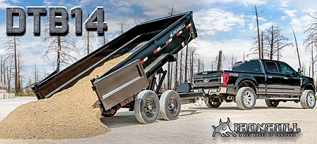 New 2025 Iron Bull DTB14 83x16 Dump Trailer