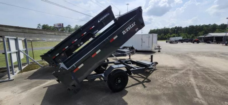 New 2026 Norstar DCB6010051_12000_GRY Single 5.2K Axle Dump Trailer