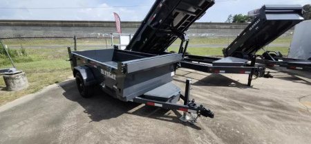 New 2026 Norstar DCB6010051_12000_GRY Single 5.2K Axle Dump Trailer