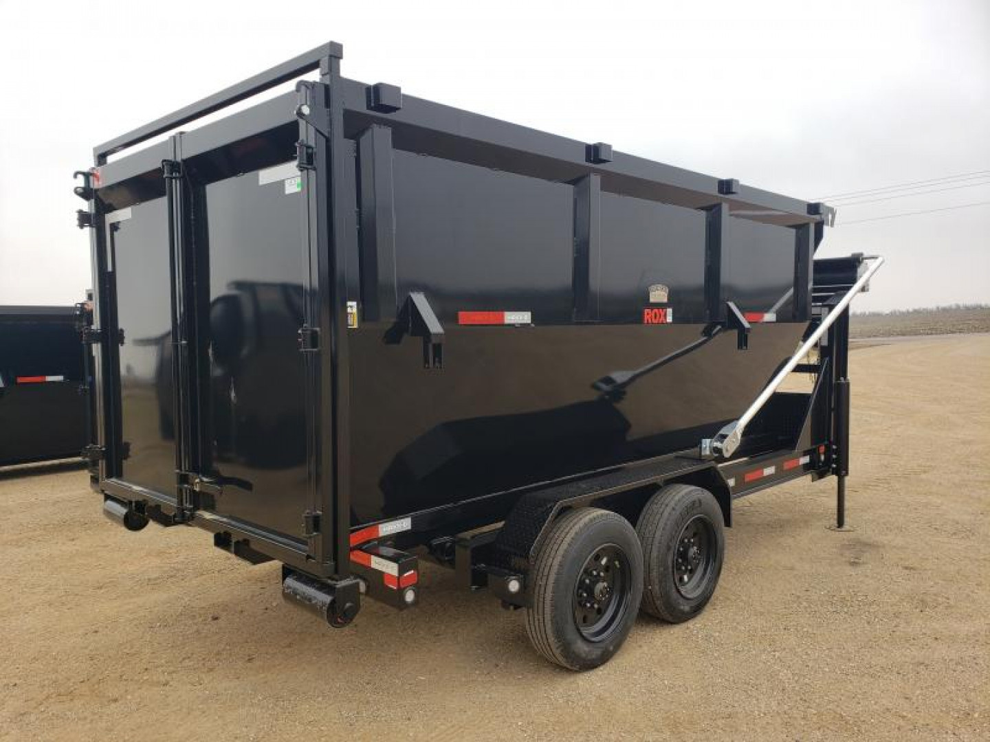 New 2024 MAXXD ROX8314G 83" X 14' GOOSENECK ROLL-OFF TRAILER W/ 1 BIN (GVWR17500#)