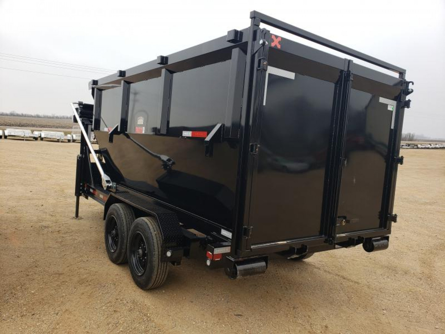 New 2024 MAXXD ROX8314G 83" X 14' GOOSENECK ROLL-OFF TRAILER W/ 1 BIN (GVWR17500#)