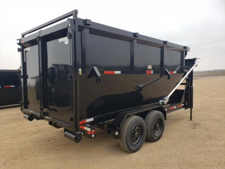New 2024 MAXXD ROX8314G 83" X 14' GOOSENECK ROLL-OFF TRAILER W/ 1 BIN (GVWR17500#)