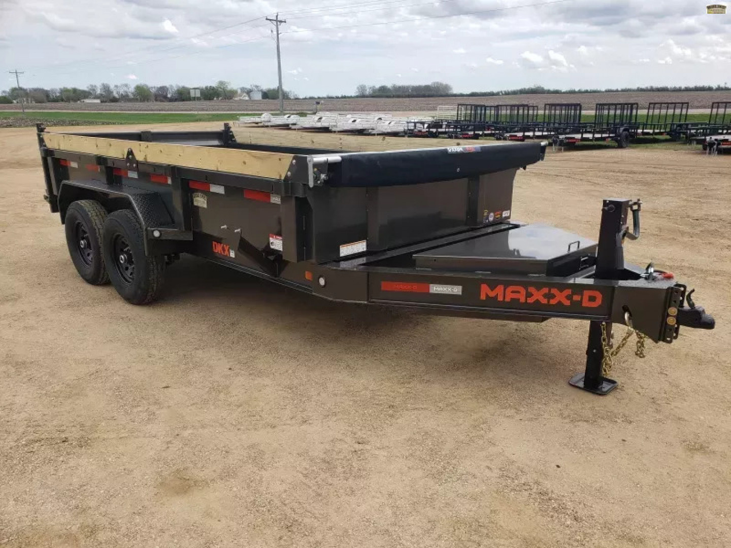 New 2026 MAXX-D DKX8314 83" X 14' Dump Trailer W/ 7000# AXLES