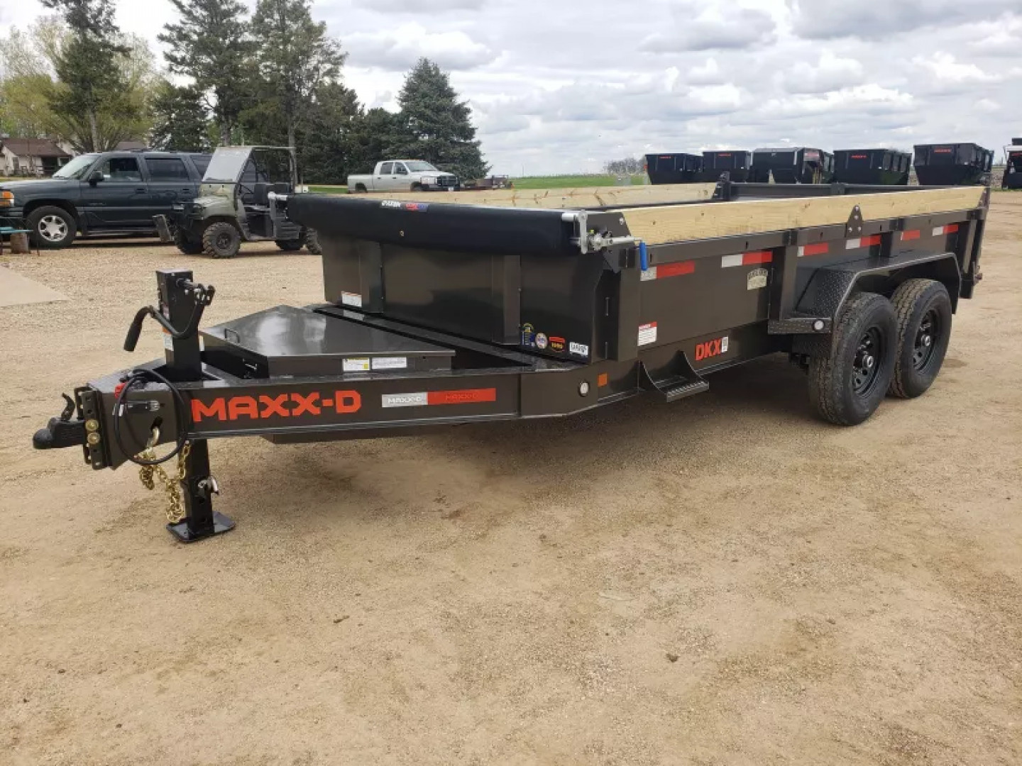 New 2026 MAXX-D DKX8314 83" X 14' Dump Trailer W/ 7000# AXLES