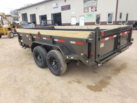 New 2026 MAXX-D DKX8314 83" X 14' Dump Trailer W/ 7000# AXLES