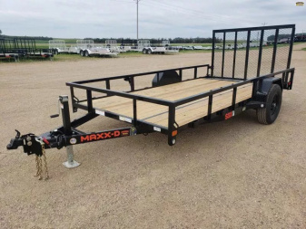 New 2026 MAXX-D S3X8314 83  X 14' Utility Trailer W/ 5200# AXLE AND BRAKES