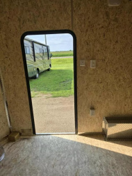 New 2026 Legend Trailers 8X19FTVTA35 8' X 16'+3'V UTV Enclosed Trailer (CHARCOAL WITH BLACK OUT PACKAGE)