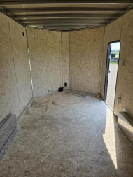 New 2026 Legend Trailers 8X19FTVTA35 8' X 16'+3'V UTV Enclosed Trailer (CHARCOAL WITH BLACK OUT PACKAGE)