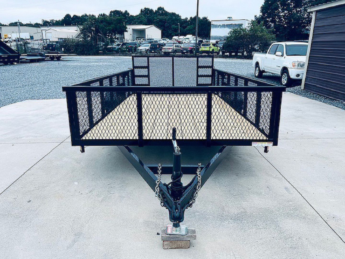 New 2025 Nolan 7X14 Utility Trailer w/2ft Mesh Sides 3K