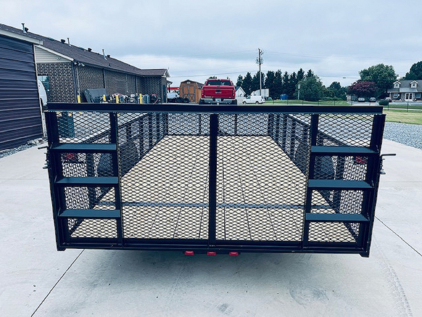 New 2025 Nolan 7X14 Utility Trailer w/2ft Mesh Sides 3K