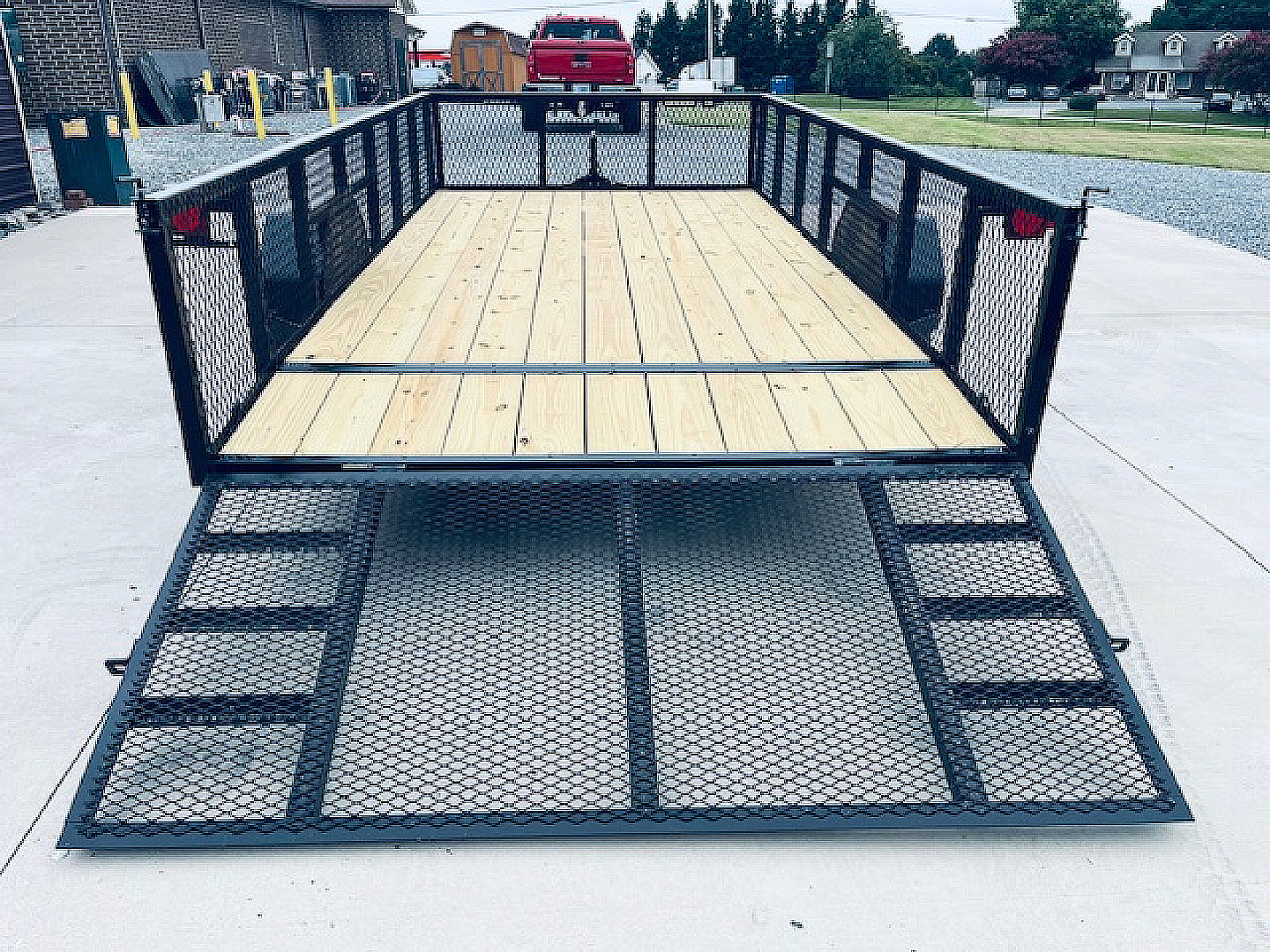 New 2025 Nolan 7X14 Utility Trailer w/2ft Mesh Sides 3K