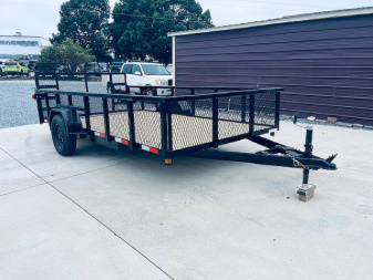 New 2025 Nolan 7X14 Utility Trailer w/2ft Mesh Sides 3K