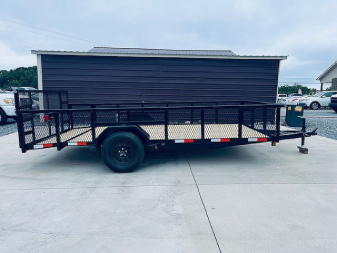 New 2025 Nolan 7X14 Utility Trailer w/2ft Mesh Sides 3K