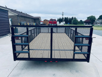 New 2025 Nolan 7X14 Utility Trailer w/2ft Mesh Sides 3K