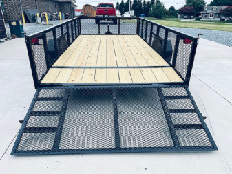 New 2025 Nolan 7X14 Utility Trailer w/2ft Mesh Sides 3K