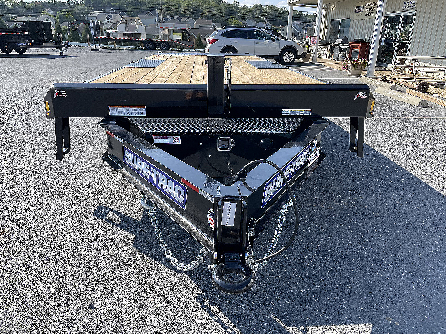 New 2025 Sure-Trac 102"x22' Deckover Power Tilt Equipment Trailer with Hydraulic Jack