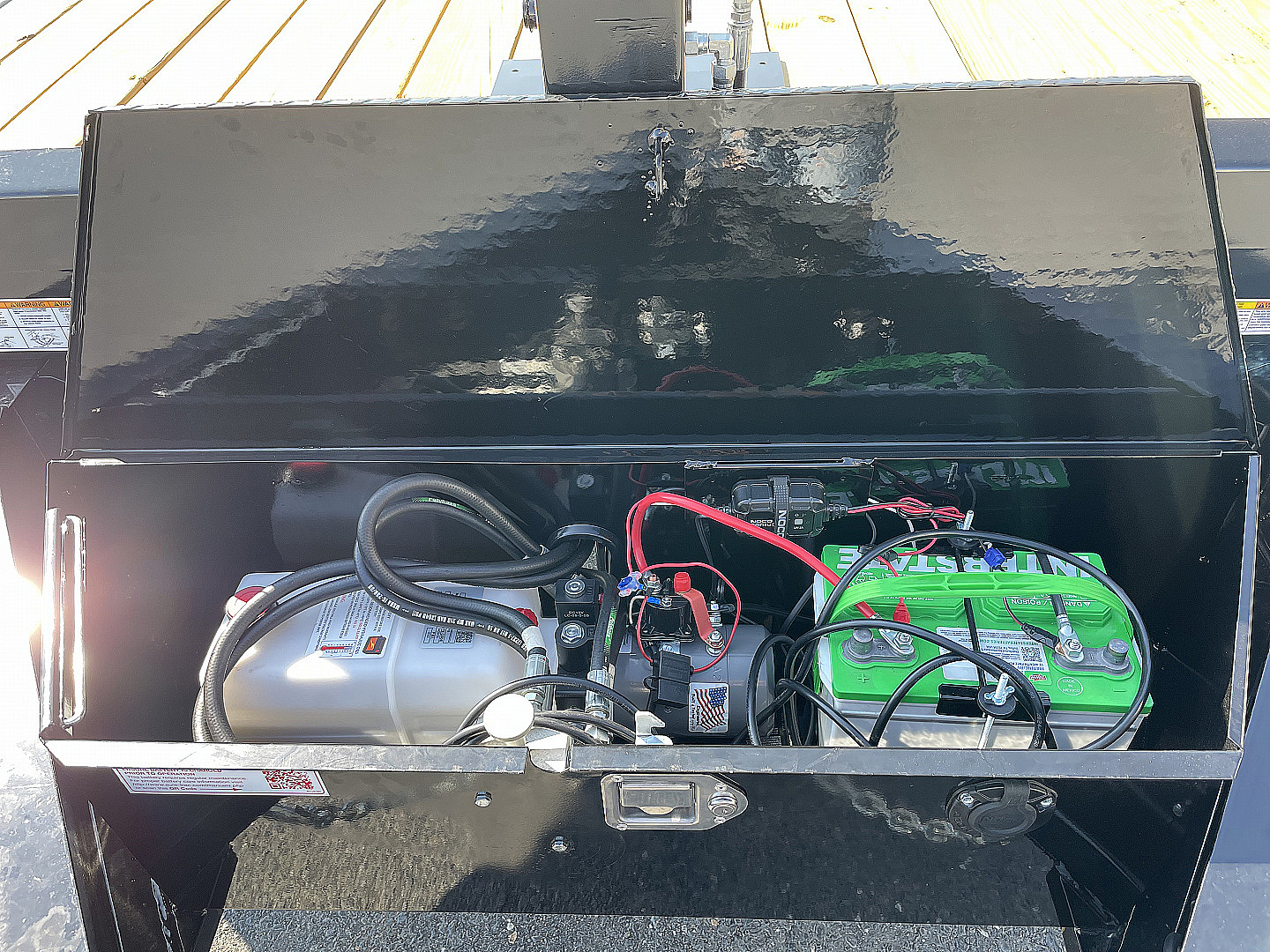 New 2025 Sure-Trac 102"x22' Deckover Power Tilt Equipment Trailer with Hydraulic Jack