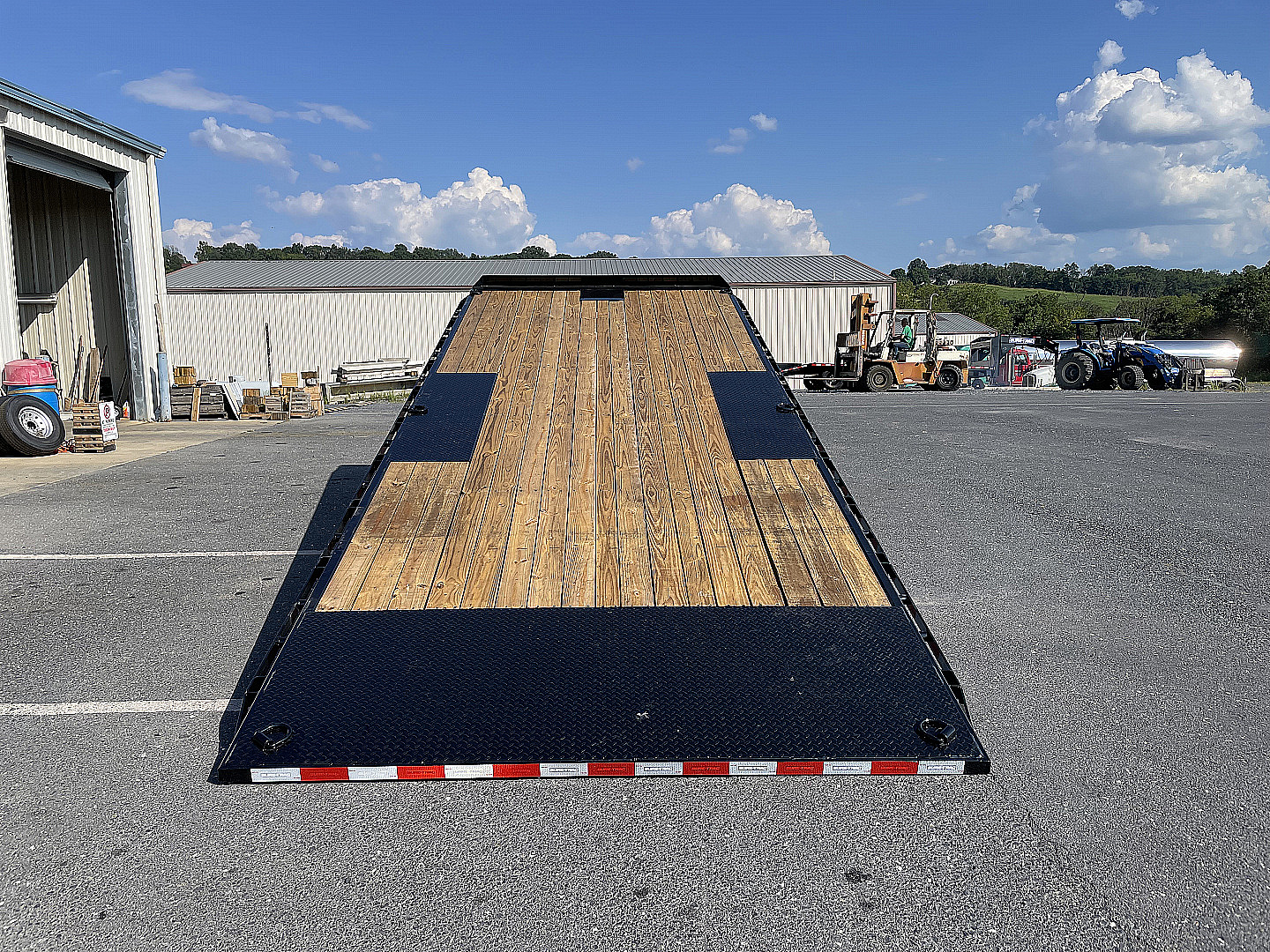 New 2025 Sure-Trac 102"x22' Deckover Power Tilt Equipment Trailer with Hydraulic Jack