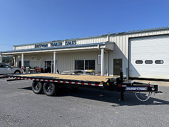 New 2025 Sure-Trac 102 x22' Deckover Power Tilt Equipment Trailer with Hydraulic Jack