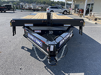 New 2025 Sure-Trac 102"x22' Deckover Power Tilt Equipment Trailer with Hydraulic Jack