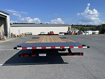 New 2025 Sure-Trac 102"x22' Deckover Power Tilt Equipment Trailer with Hydraulic Jack