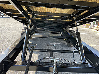 New 2025 Sure-Trac 102"x22' Deckover Power Tilt Equipment Trailer with Hydraulic Jack