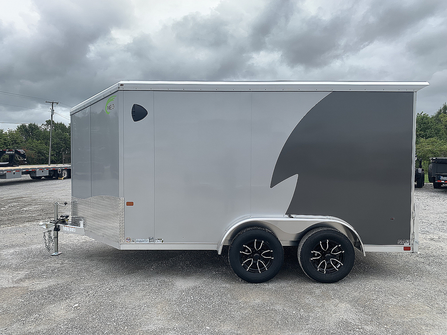 New 2026 NEO Trailers NAM1275TR74 (7.5' X 12')7K Enclosed Motorcycle Trailer