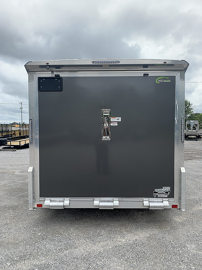 New 2026 NEO Trailers NAM1275TR74 (7.5' X 12')7K Enclosed Motorcycle Trailer