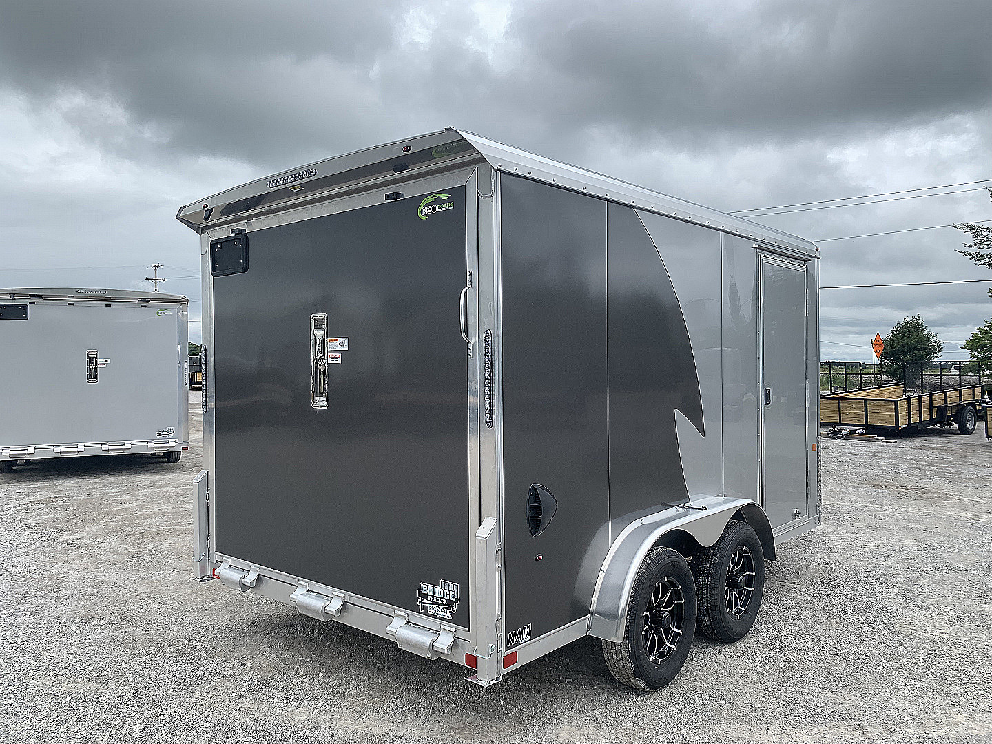 New 2026 NEO Trailers NAM1275TR74 (7.5' X 12')7K Enclosed Motorcycle Trailer