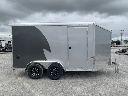 New 2026 NEO Trailers NAM1275TR74 (7.5' X 12')7K Enclosed Motorcycle Trailer