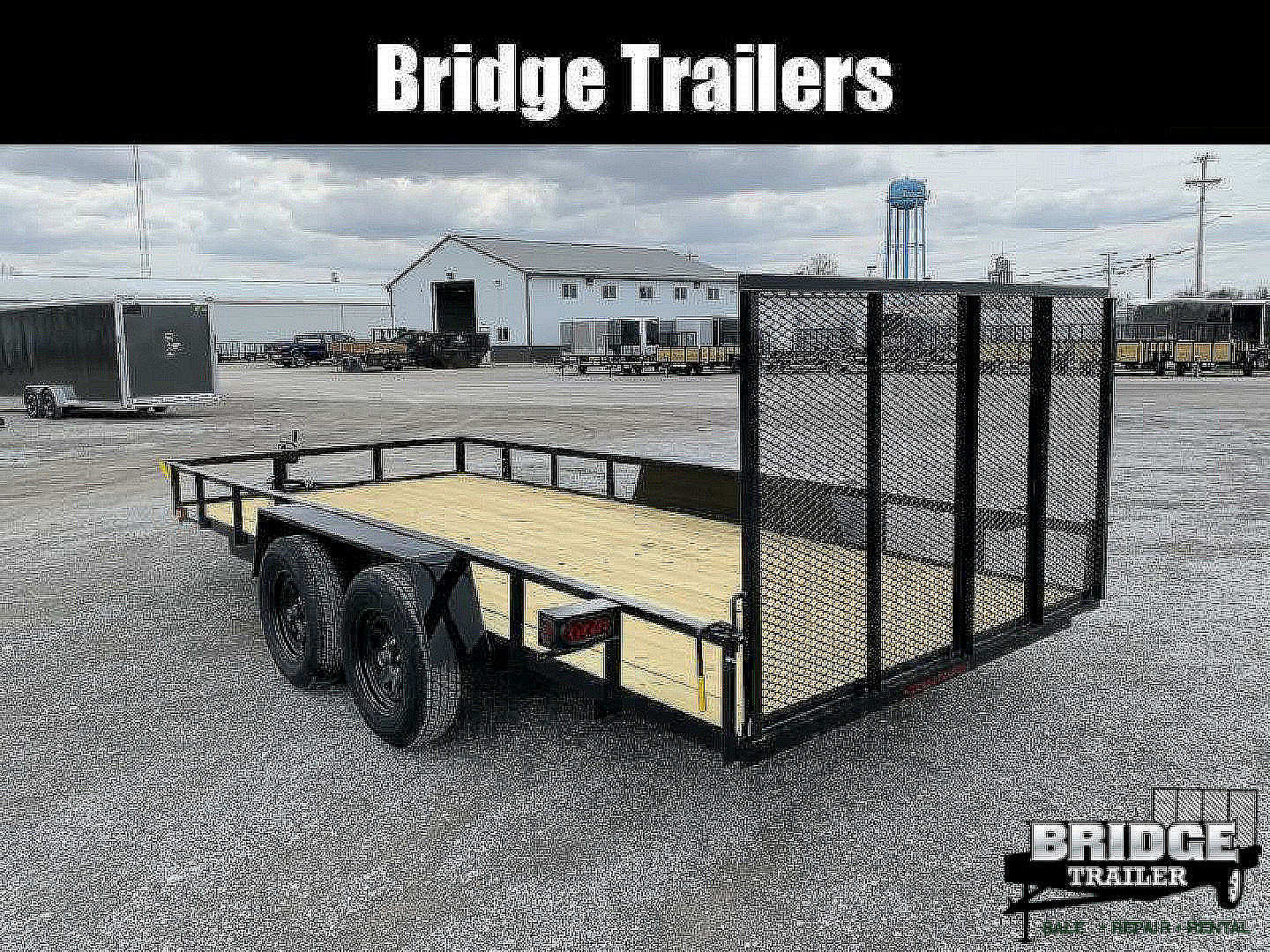 New 2026 AMO AL16TBXW (82" X 16') 7K Landscape Utility Trailer