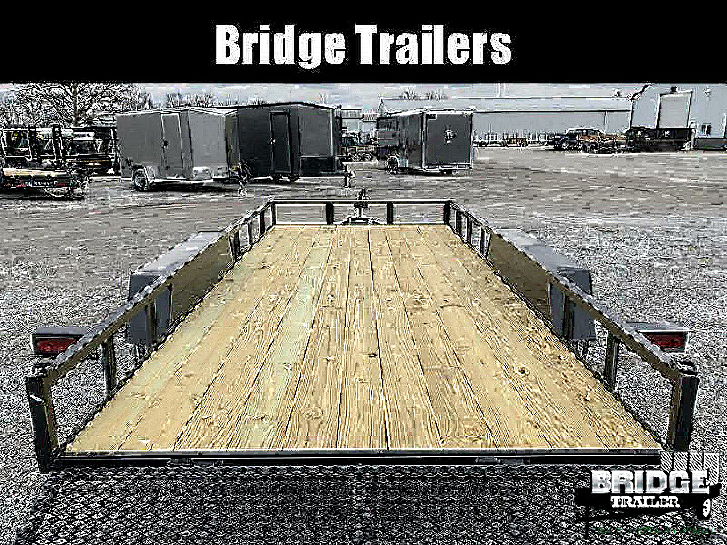 New 2026 AMO AL16TBXW (82" X 16') 7K Landscape Utility Trailer