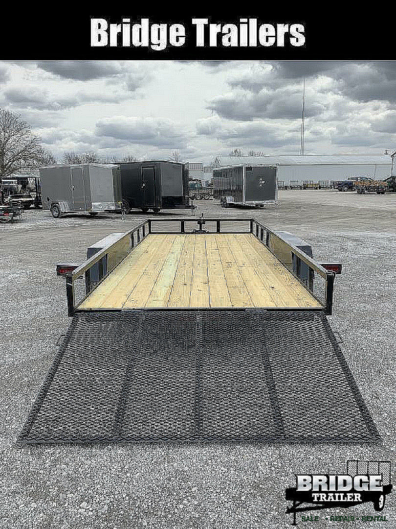 New 2026 AMO AL16TBXW (82" X 16') 7K Landscape Utility Trailer