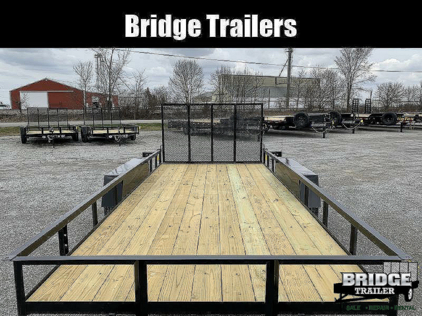 New 2026 AMO AL16TBXW (82" X 16') 7K Landscape Utility Trailer