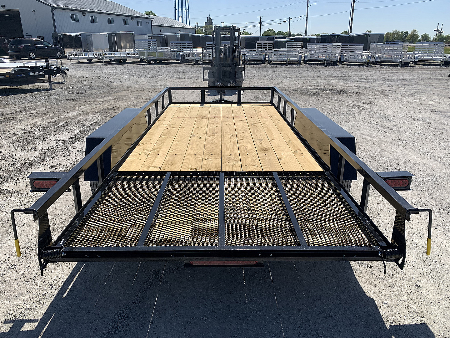 New 2026 AMO AL16TBXW (82" X 16') 7K Landscape Utility Trailer