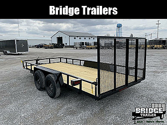 New 2026 AMO AL16TBXW (82" X 16') 7K Landscape Utility Trailer