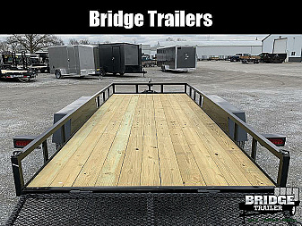 New 2026 AMO AL16TBXW (82" X 16') 7K Landscape Utility Trailer