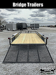 New 2026 AMO AL16TBXW (82" X 16') 7K Landscape Utility Trailer