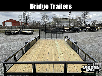 New 2026 AMO AL16TBXW (82" X 16') 7K Landscape Utility Trailer