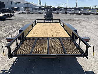 New 2026 AMO AL16TBXW (82" X 16') 7K Landscape Utility Trailer