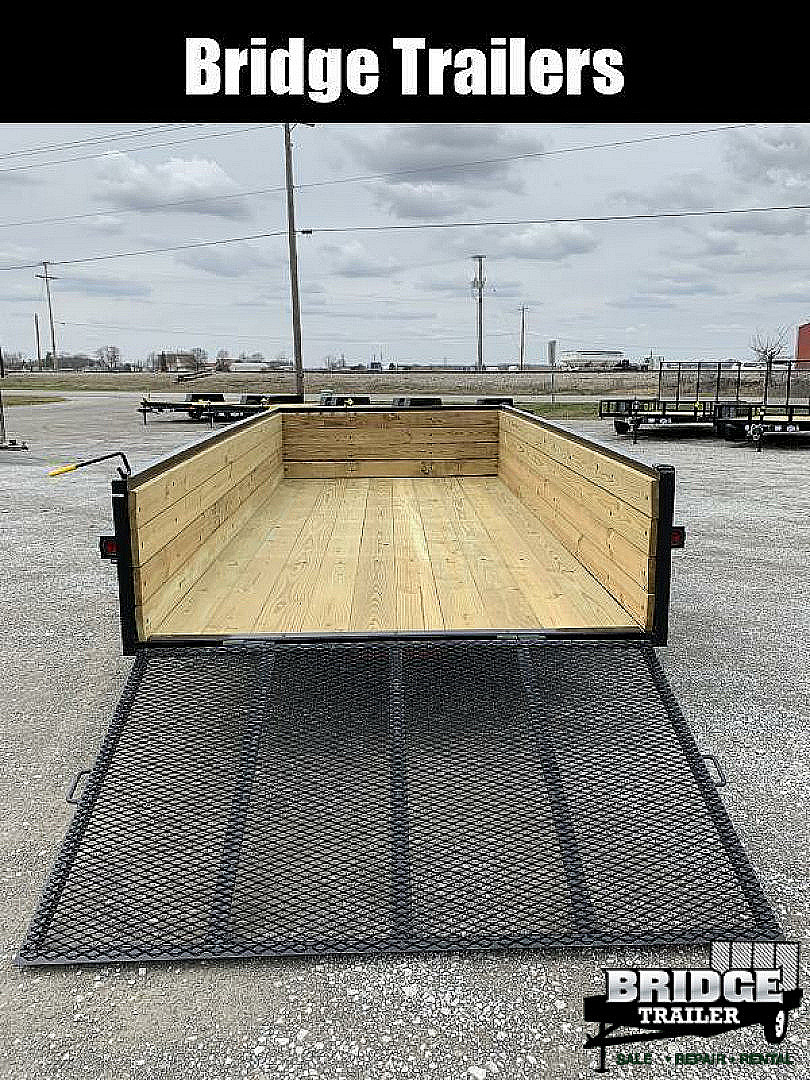New 2026 AMO A9614TBWG (76" X 14')7K Tandem Highside Utility Trailer