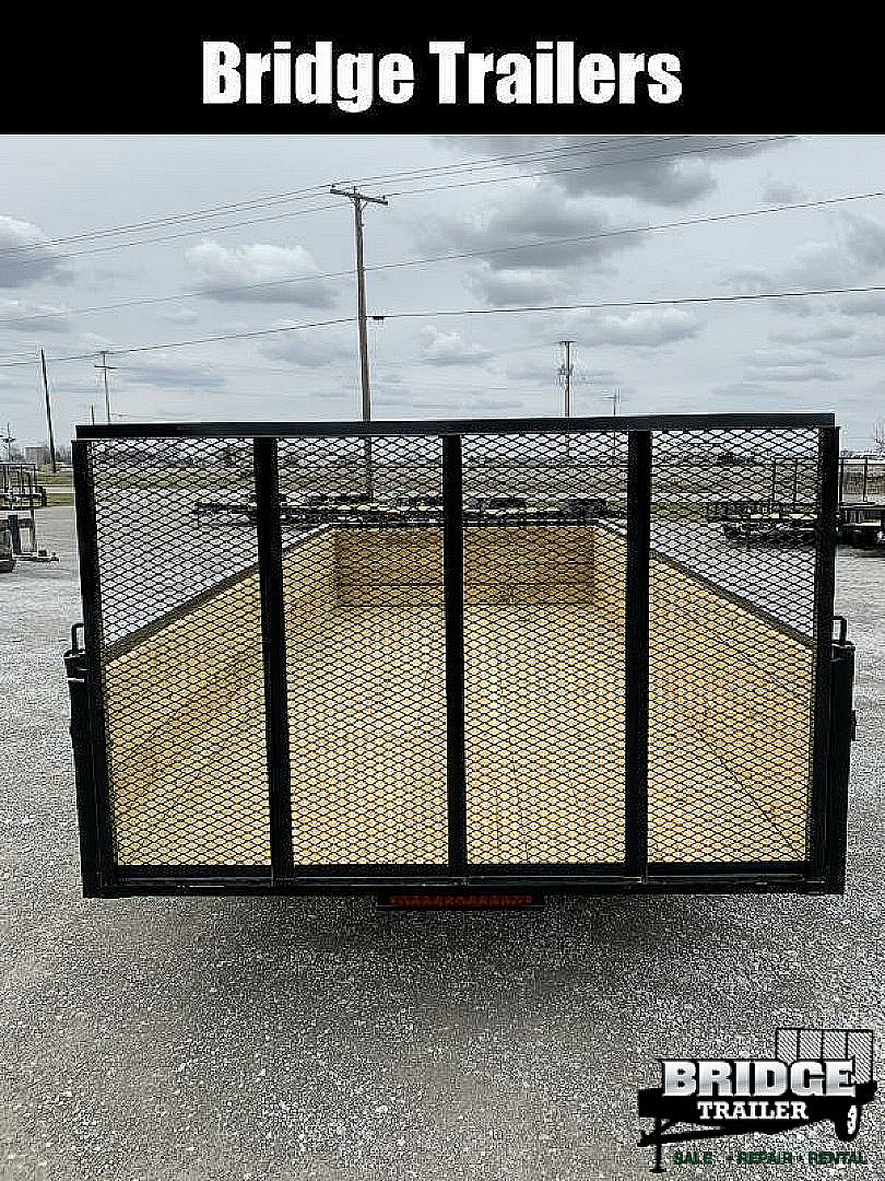New 2026 AMO A9614TBWG (76" X 14')7K Tandem Highside Utility Trailer