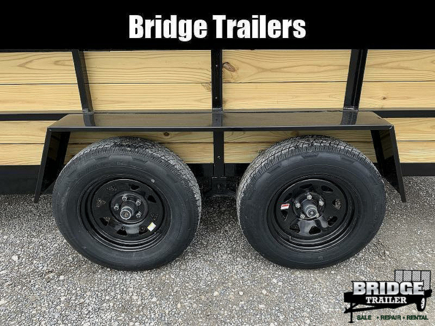 New 2026 AMO A9614TBWG (76" X 14')7K Tandem Highside Utility Trailer