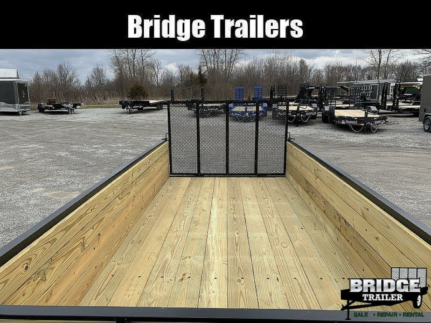 New 2026 AMO A9614TBWG (76" X 14')7K Tandem Highside Utility Trailer