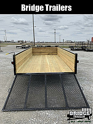 New 2026 AMO A9614TBWG (76" X 14')7K Tandem Highside Utility Trailer