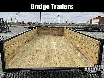 New 2026 AMO A9614TBWG (76" X 14')7K Tandem Highside Utility Trailer