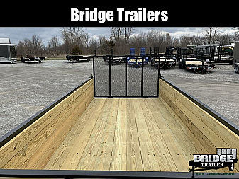 New 2026 AMO A9614TBWG (76" X 14')7K Tandem Highside Utility Trailer