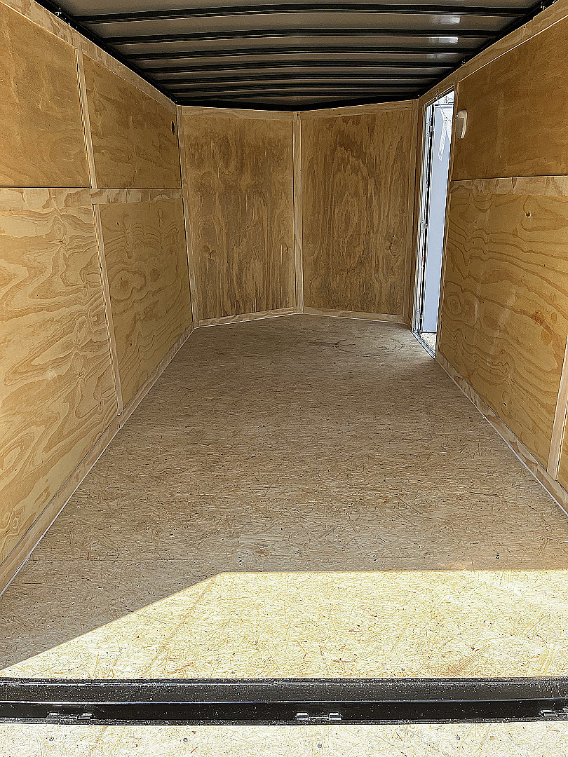 New 2026 Spartan 7X14 Enclosed Trailer, Black Exterior, Tandem Axle, StableDeck, 7K GVWR