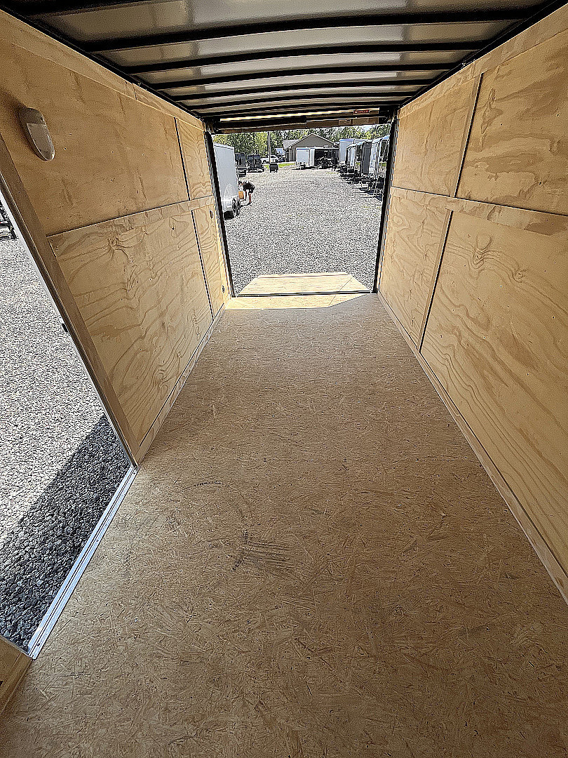 New 2026 Spartan 7X14 Enclosed Trailer, Black Exterior, Tandem Axle, StableDeck, 7K GVWR